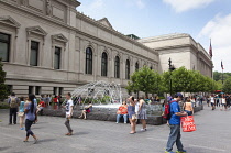 USA, New York State, New York City, Manhattan, Exterior of the Museum of Modern Art on 5th Avenue.