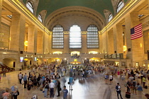 USA, New York State, New York City, Manhattan, Interior of Grand Central Terminal railway station.