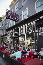 USA, New York State, New York City, Manhattan, Greenwich village, Exterior of the White Horse Tavern on Hudson Street.