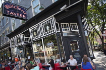 USA, New York State, New York City, Manhattan, Greenwich village, Exterior of the White Horse Tavern on Hudson Street.