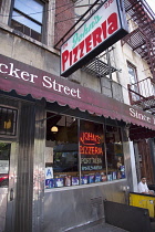 USA, New York State, New York City, Manhattan, Greenwich village, Johns Pizzeria on Bleeker Street.