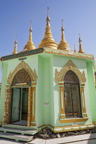 Myanmar, Yangon, Tooth Relic Pagoda at Botataung Pagoda, Buddha's First Sacred Hair Relic Pagoda.