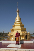 Myanmar, Mandalay, Stupa, National Kandawgyi Gardens, Pyin Oo Lwin, also known as Pyin U Lwin and Maymyo.
