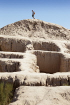 Uzbekistam, Khorezm, Toprak Kala Fortress, Ellik Kala.