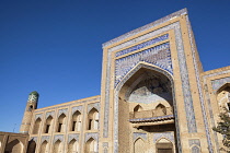 Uzbekistan, Khiva, Mohammed Rahim Khan Madrasah housing Museum of History, Ichan Kala.