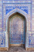 Uzbekistan, Khiva, An archway in the Mosque in Kunya Ark, also known as Kohna Ark, Ichan Kala.