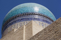 Uzbekistan, Bukhara, Dome of Kalon Mosque, also known as Kalyan Mosque, Poi Kalon.