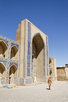 Uzbekistan, Bukhara, Ulugh Beg Madrasah, also known as Ulugbek Madrasah.
