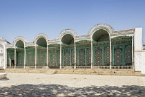 Uzbekistan, Bukhara, Courtyard of Summer Residential Palace, Sitorai Mohi Hossa Folk Art Museum.