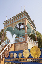 Uzbekistan, Bukhara, Pavilion near the Harem, Summer Residential Palace, Sitorai Mohi Hossa Folk Art Museum.