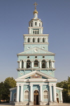 Uzbekistan, Tashkent, Saint Uspensky Sobor Russian Orthodox Assumption Cathedral.