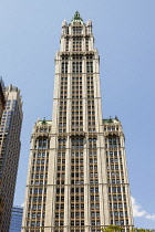 USA, New York City, Manhattan, Woolworth Building, 233 Broadway.