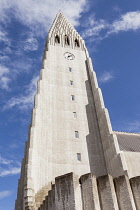 Iceland, Retkjavik,Hallgrimskirkja Church.