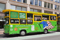 USA, Massachusetts, Boston, Boston city sightseeing bus.