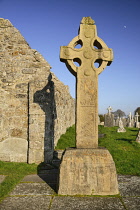 Ireland, County Offaly, Clonmacnoise, The South Cross.