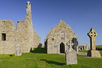 Ireland, County Offaly, Clonmacnoise, The South Cross.
