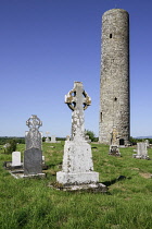 Ireland,  County Mayo, Meelick Round Tower.