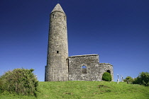 Ireland,  County Mayo, Meelick Round Tower.