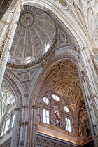 Spain, Andalucia, Cordoba, The Capilla Mayor of the Mezquita Cathedral.