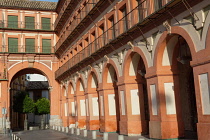 Spain, Andalucia, Cordoba, Arches at the Plaza de la Corredera.
