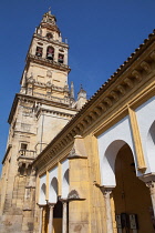 Spain, Andalucia, Cordoba, The Torre del Alminar of the Mezquita Cathedral.