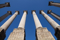 Spain, Andalucia, Cordoba, Columns of the Roman Temple.