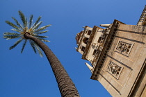 Spain, Andalucia, Cordoba, Torre del Alminar of the Mezquita Cathedral.