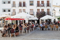 Spain, Andalucia, Cordoba, Cafe and tapas bar on Plaza de la Trinidad.