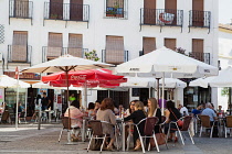 Spain, Andalucia, Cordoba, Cafe and tapas bar on Plaza de la Trinidad.