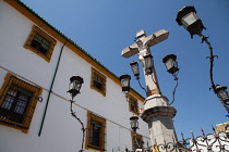 Spain, Andalucia, Cordoba, Cristo de los Faroles in Plaza de Capuchinos.