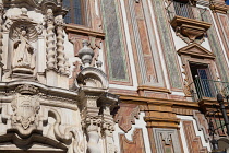 Spain, Andalucia, Cordoba, Detail of the Antiguo Convento de la Merced.