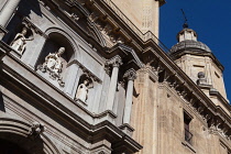 Spain, Andalucia, Granada, Facade to Iglesia del Sagrario.
