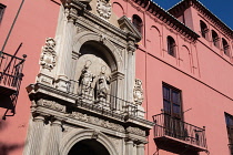 Spain, Andalucia, Granada, Facade to the Colegio Mayor de San Bartolome y Santiago.