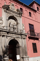 Spain, Andalucia, Granada, Facade to the Colegio Mayor de San Bartolome y Santiago.