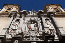 Spain, Andalucia, Granada, Facade to  Iglesia de San Juan de Dios.