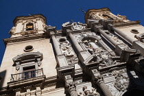 Spain, Andalucia, Granada, Facade to  Iglesia de San Juan de Dios.