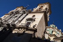 Spain, Andalucia, Granada, Facade to  Iglesia de San Juan de Dios.