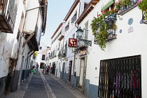 Spain, Andalucia, Granada, Calle Panaderos in the Albayzin district.