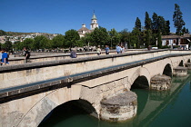 Spain, Andalucia, Granada, Roman bridge over the Rio Ganil.