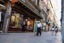 Spain, Andalucia, Granada, Boutique shops on Calle Zacatin.