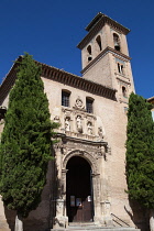 Spain, Andalucia, Granada, Iglesia de Santa Ana.