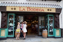 Spain, Andalucia, Seville, La Bodega Tapas Bar on Calle Afalfa.