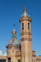 Spain, Andalucia, Seville, The Moorish revival chapel of El Carmen.