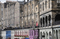 Scotland, Edinburgh, Grassmarket, Old Town architecture..