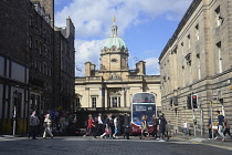 Scotland, Edinburgh, Museum on the Mound at the end of Bank St.