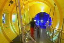 Scotland, Edinburgh, Our Dynamic Earth, Yellow Submarine underwater display.