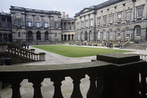 Scotland, Edinburgh, Old College, inner courtyard.
