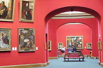 Scotland, Edinburgh, National Gallery of Scotland, newly renovated gallery space.