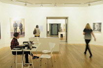 Scotland, Edinburgh, Royal Scottish Academy, gallery space.