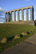 Scotland, Edinburgh, Calton Hill, National Monument.